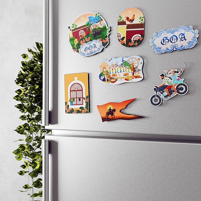 Indian Culture Fridge Magnet – Artistic Travel Keepsake