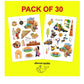 Delhi India Educational Stickers