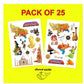 Uttar Pradesh India Educational Stickers