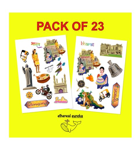 Telangana India Educational Stickers