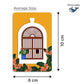 Goa Portuguese Heritage Window-Themed Fridge Magnet