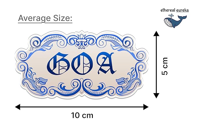 Goa Tile Style Fridge Magnet