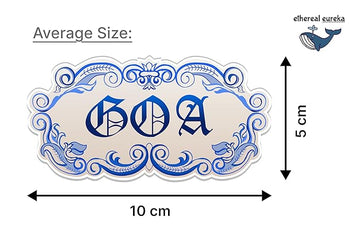 Goa Tile Style Fridge Magnet