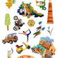 Delhi India Educational Stickers