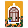 Goa Portuguese Heritage Window-Themed Fridge Magnet