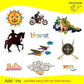 India Heritage State-Shaped Educational Sticker Set