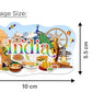 Indian Culture Fridge Magnet – Artistic Travel Keepsake
