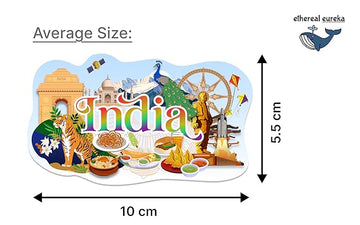 Indian Culture Fridge Magnet – Artistic Travel Keepsake