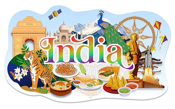 Indian Culture Fridge Magnet – Artistic Travel Keepsake