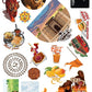 Maharashtra India Educational Stickers