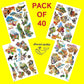 India Heritage State-Shaped Educational Sticker Set
