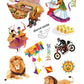 Gujarat India Educational Stickers