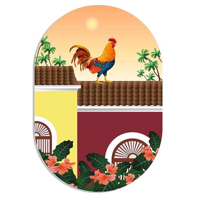 Indian Village Life Fridge Magnet – Cultural Rural India Souvenir