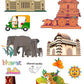 Karnataka India Educational Stickers