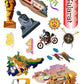 Gujarat India Educational Stickers